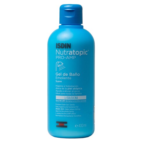Isdin Nutratopic Pro-AMP Emollient bath gel Atopic skin 400ml