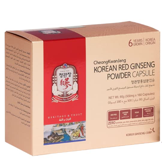 Cheongkwanjang Korean Red Ginseng Powder Capsule 180s