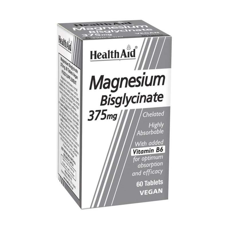 Magnesium Bisglycinate 375 mg and b 6 60's