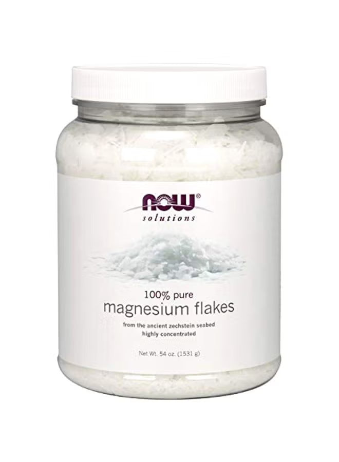 Magnesium Flakes, 100% Pure, Highly Concentrated, 54-Ounce White 1.5kg