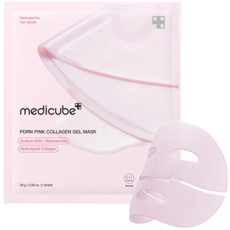 Midicube Prdn pink collagen gel mask 28gm