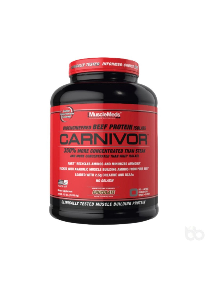 MuscleMeds Carnivor Protein Isolate 4lbs -chocolate