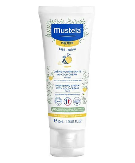 Mustela Nourishing Cream with Cold Cream Face - 40ml