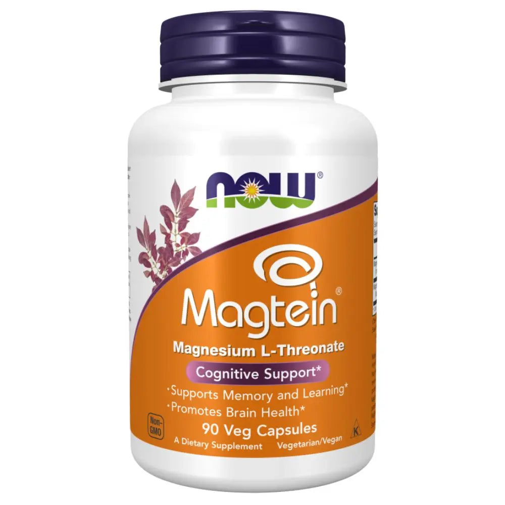 Now Magtein Cognitive support, 90 Veggie Capsules