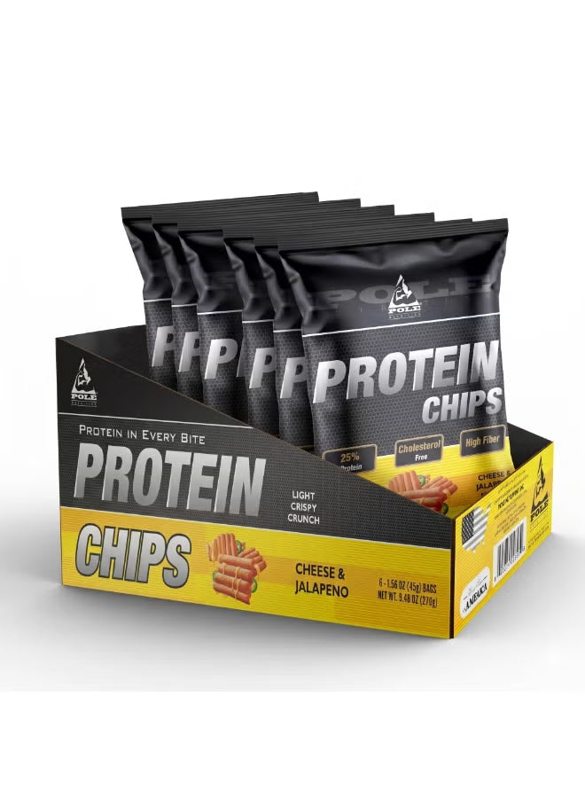 Protein Chips - Cheese & Jalapeno (Pack of 6)