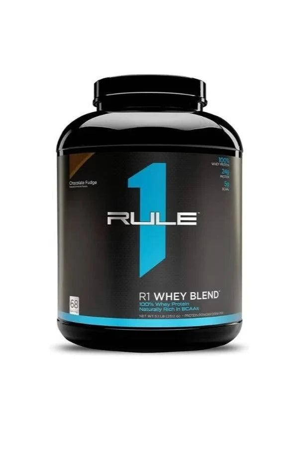 RULE 1 Whey Blend, 100% Whey Protein, Chocolate Fudge Flavor, 5.1 lb