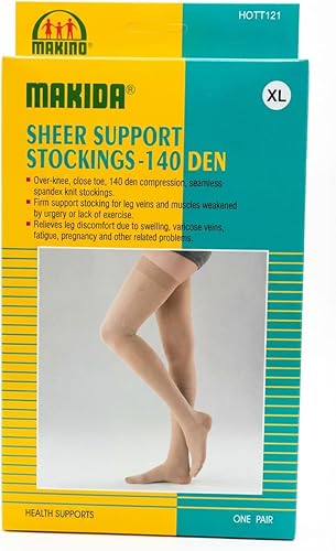 MAKIDA Sheer Support Stockings (140 Den) HOTT121