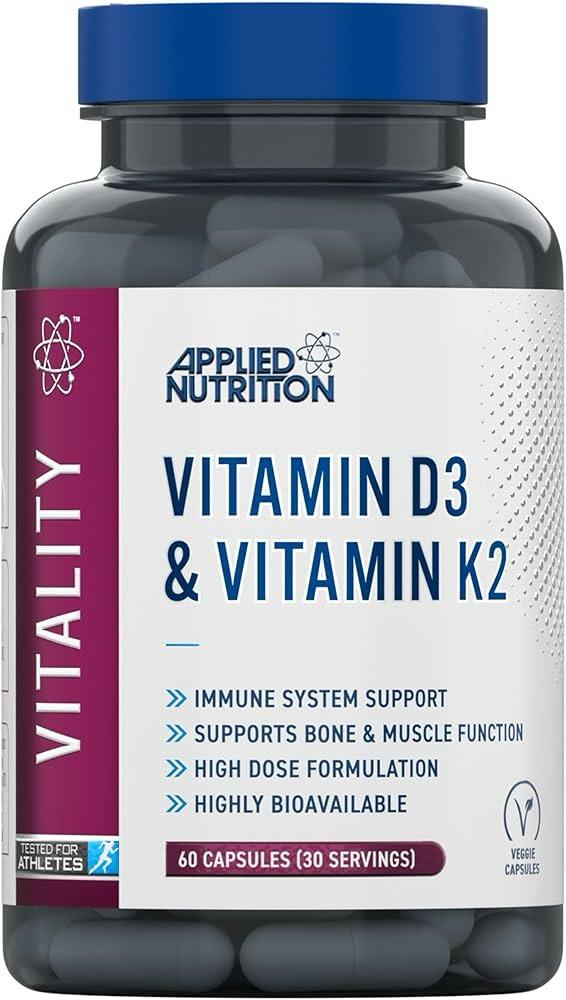 Applied Nutrition Vitamin D3 & K2 60 caps
