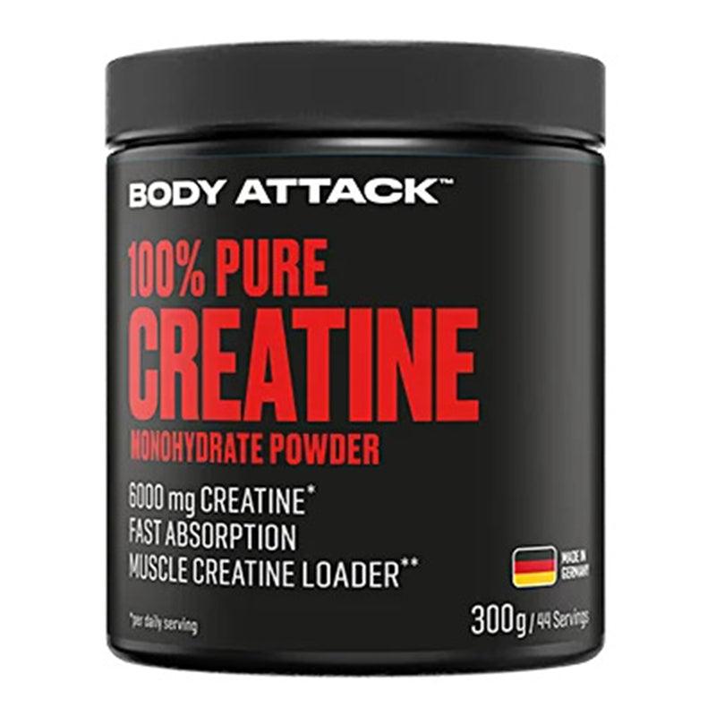 Body Attack 100% Pure Creatine Monohydrate Powder-300g - Wellness Shoppee