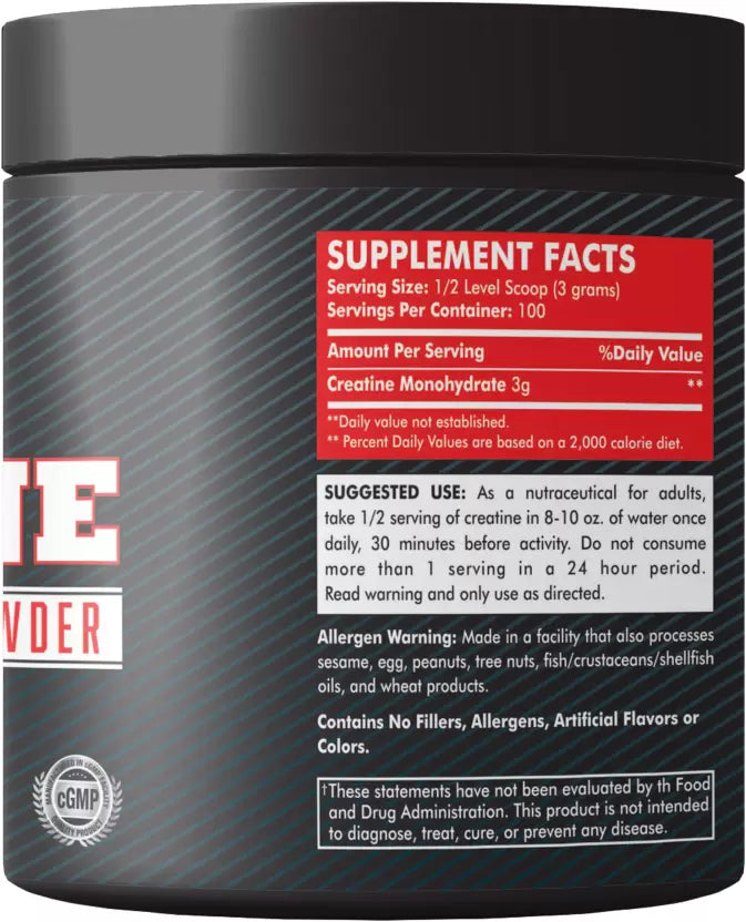 Monster Labs Creatine Monohydrate Powder, 3000gms - Wellness Shoppee
