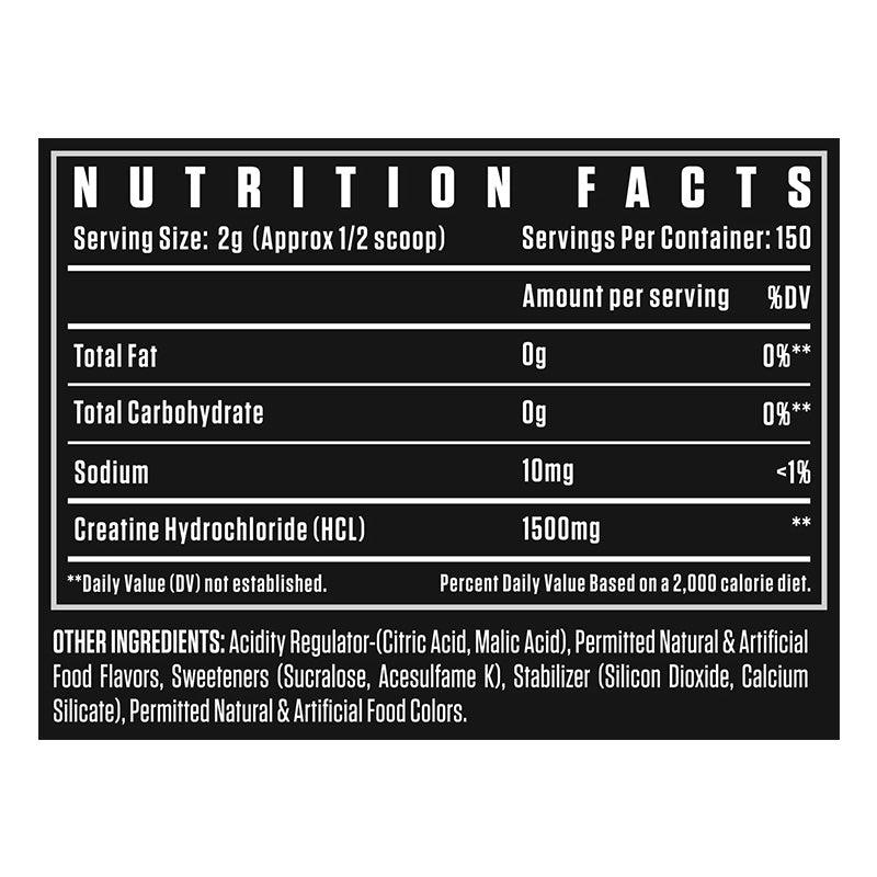 Dexter Jackson Black Series Creatine HCL 150 Servings - Wellness Shoppee