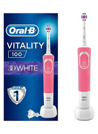 Braun Oral B Vitality 100 3DWhite Toothbrush -Pink