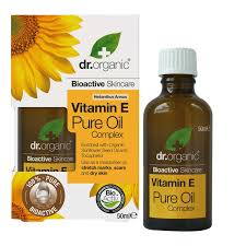 Dr Organic Organic Vitamin E Pure Oil Natural Vegan Cruelty Free Paraben & SLS Free 50 ml