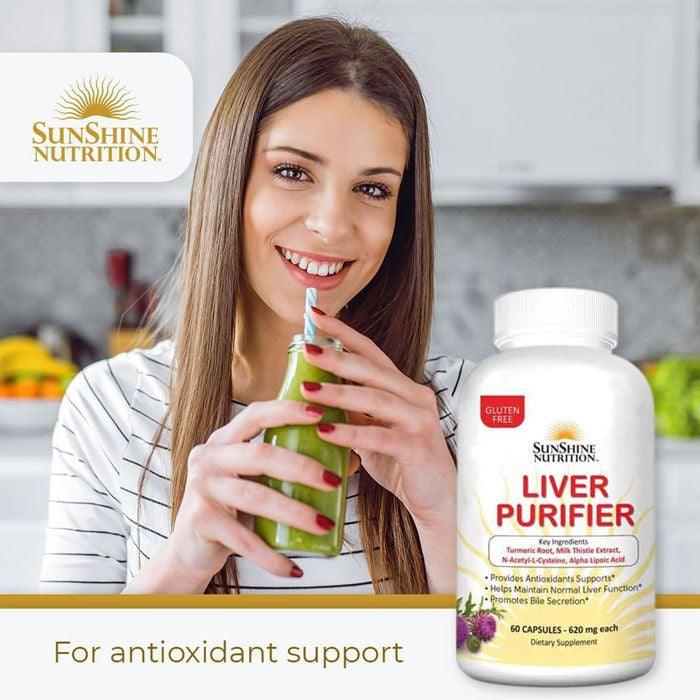 Sunshine Nutrition Liver Purifier 60 Capsules - Wellness Shoppee