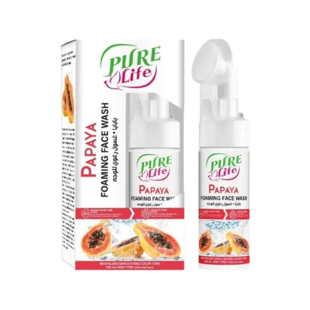 Pure Life Papaya Foaming Face Wash 150ml