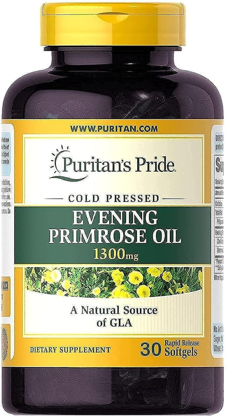 puritans pride EVENING PRIMROSE OIL 1300MG 30's