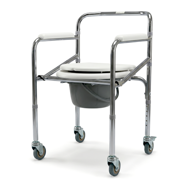 Wolaid Commode Chair with Wheels JL696