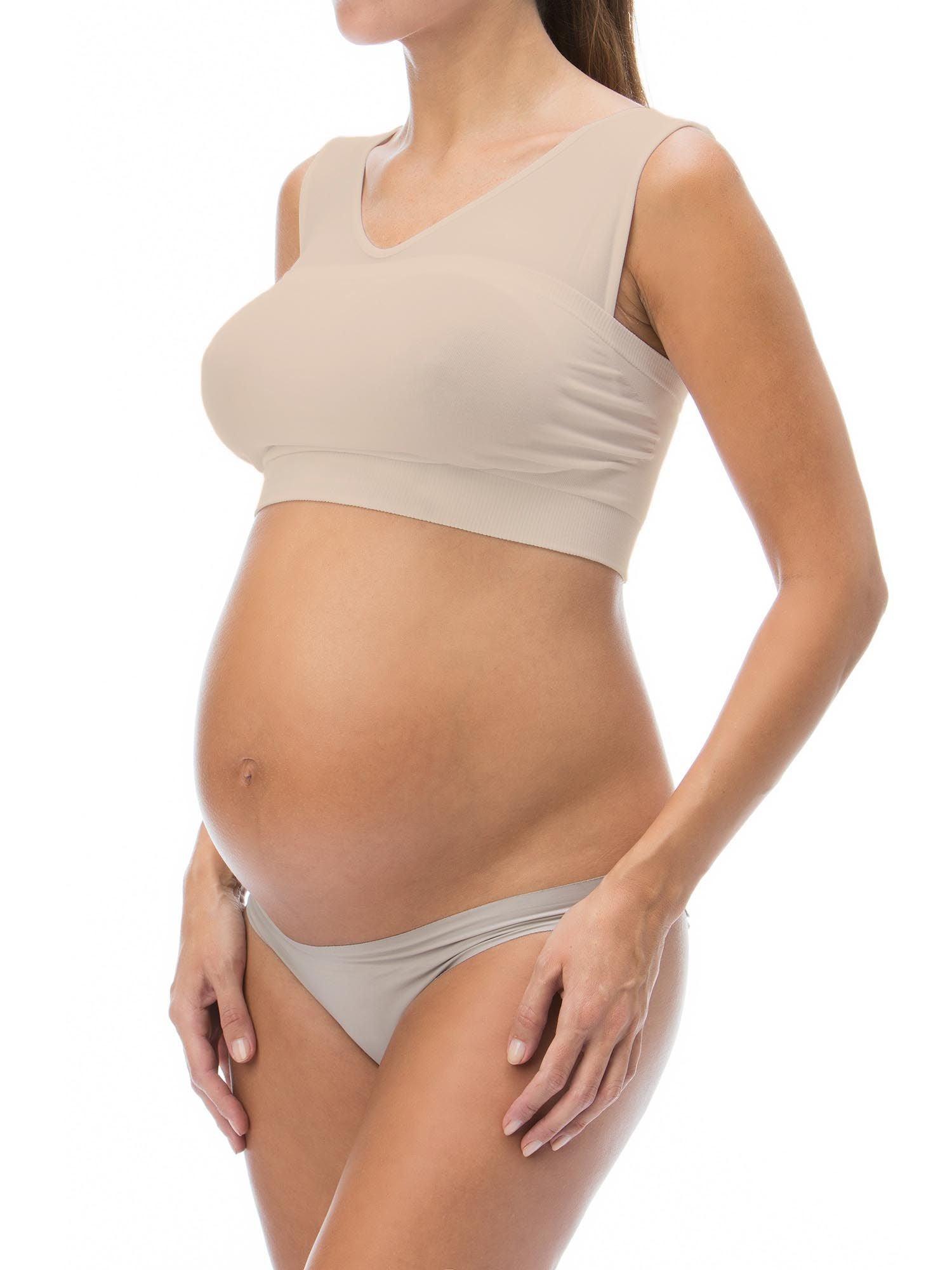 Hoerev® Cotton Soft Nursing Maternity Breast Feeding Bra Wired Beige at   Women's Clothing store