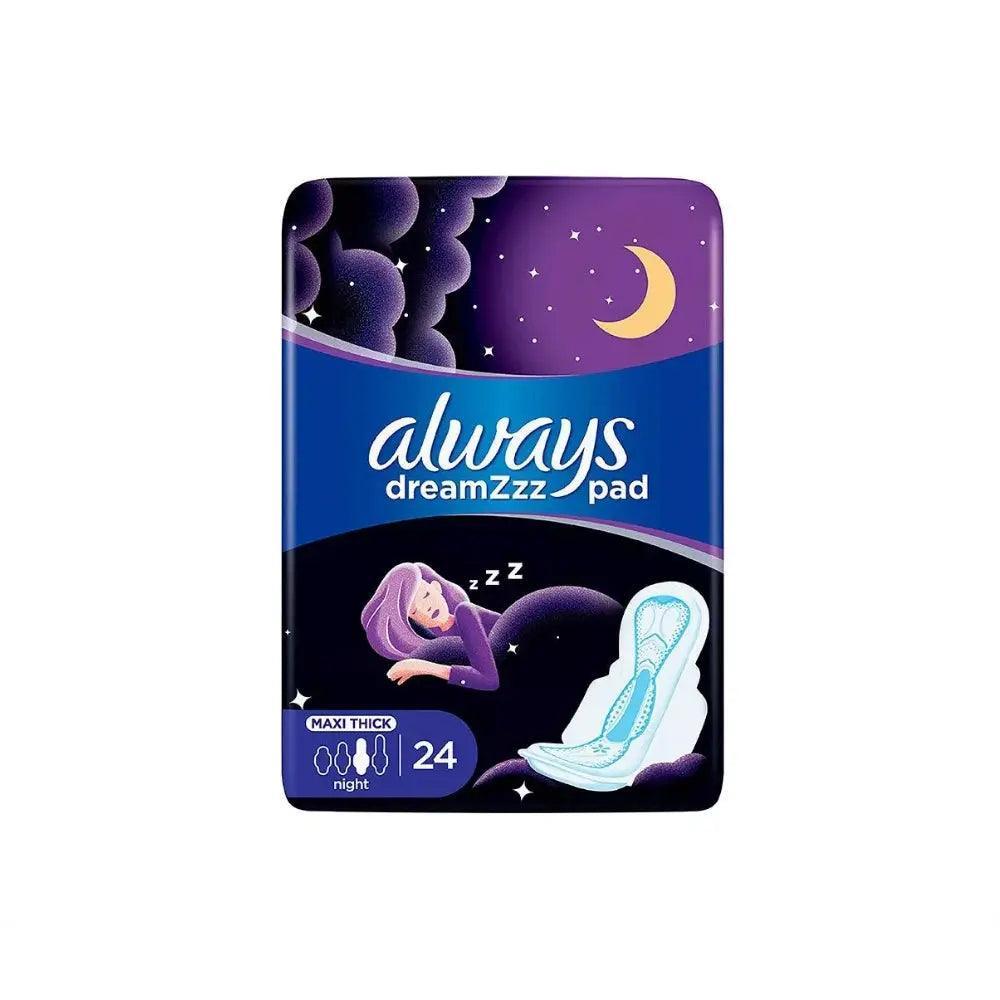 Always Night Sanitary Pads with wings 24s - Wellness Shoppee