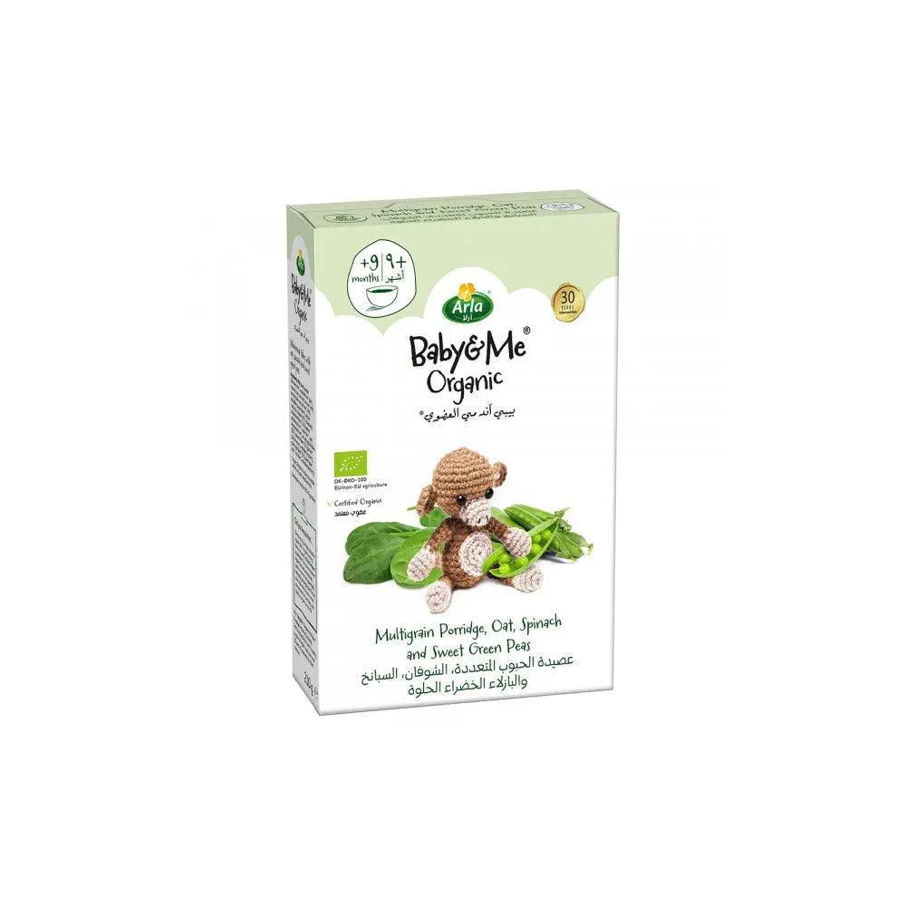 Arla Baby&Me Multigrain Porridge, Spinach & Sweet Peas 210g - Wellness Shoppee