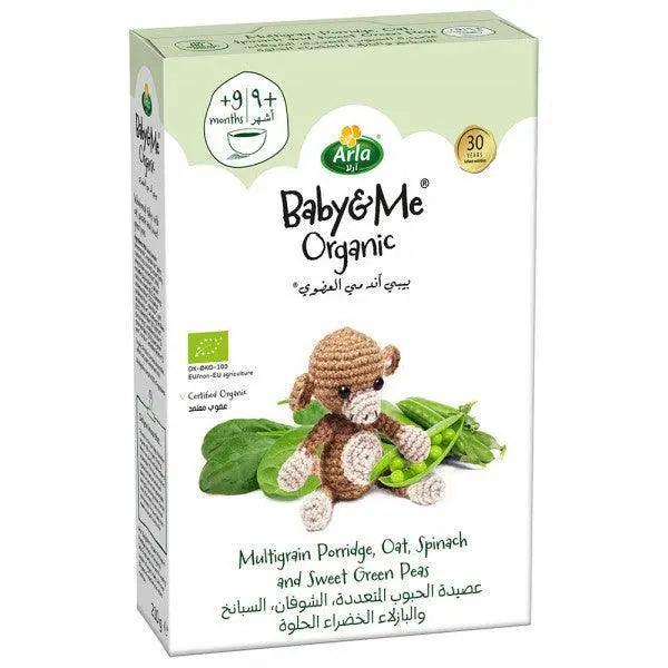 Arla Baby&Me Multigrain Porridge, Spinach & Sweet Peas 210g - Wellness Shoppee