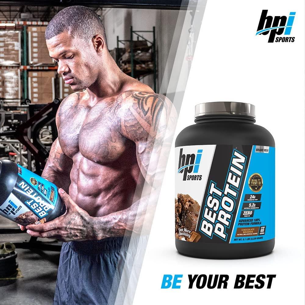 BPI Sports Best Protein, Chocolate Brownie, 5lb - Wellness Shoppee