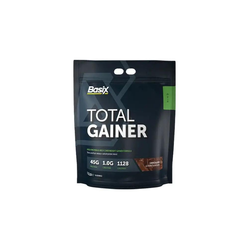Basix Total Gainer Chocolate Chunk 15 lbs - Wellness Shoppee