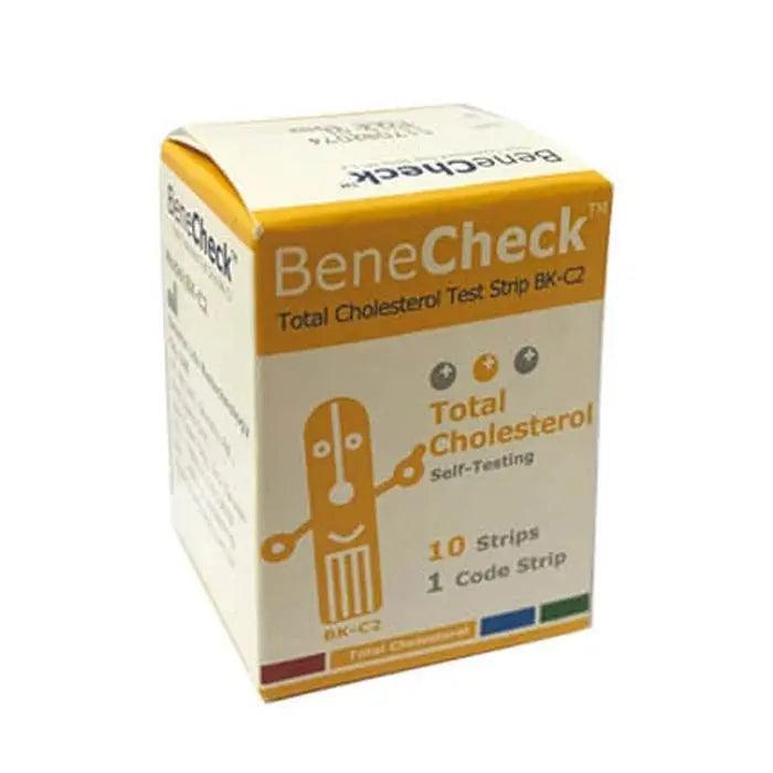 Benecheck Plus Total Cholesterol Test Strip 10's/ Box - Wellness Shoppee