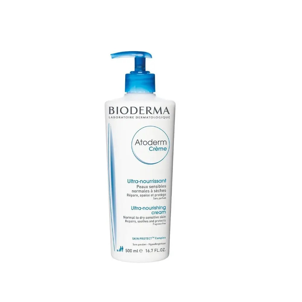 Bioderma Atoderm Cream Pump 200ml/500ml - Nutrismart - Nutrismart UAE