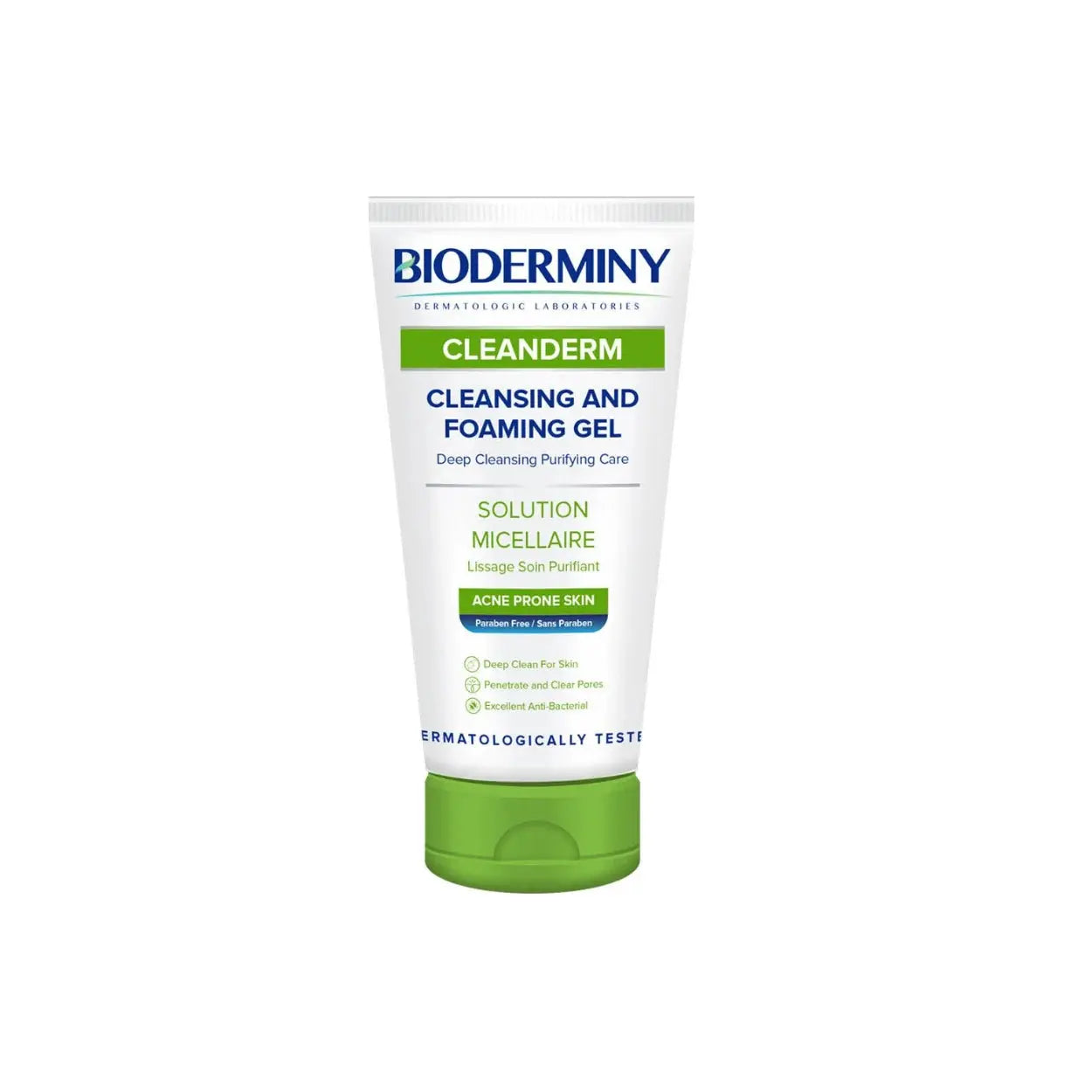 Bioderminy Cleanderm Cleansing & Foaming Gel 150ml - Wellness Shoppee