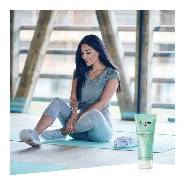 Eucerin Dermo Purifyer Oil Control Scrub 100 ml - Wellness Shoppee