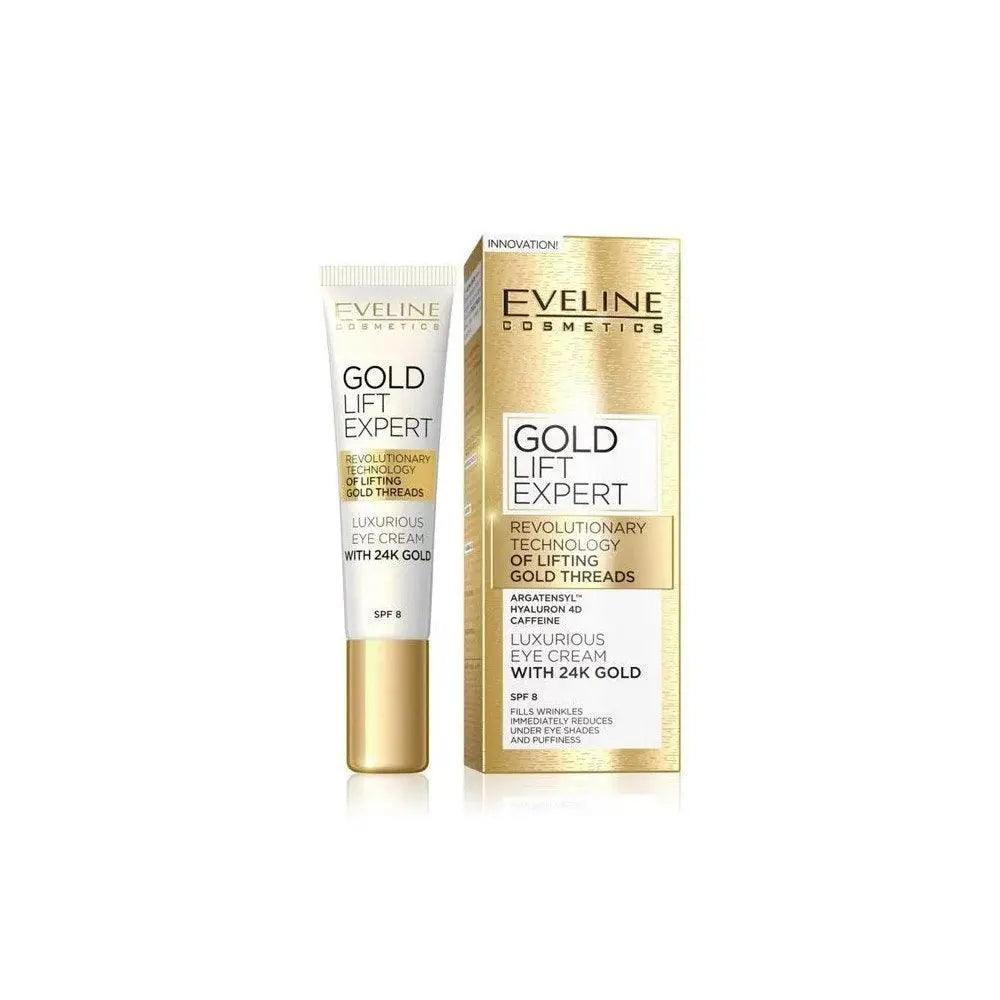 Eveline Gold Lift Expert Eye Cream 15ml - Wellness Shoppee
