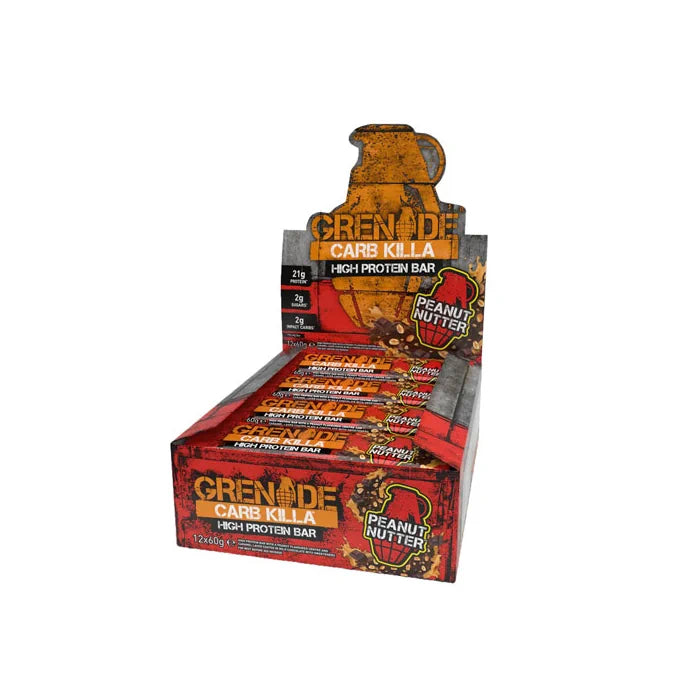 Grenade Carb Killa Protein Bar Peanut Nutter 60gm – Box of 12 - Wellness Shoppee