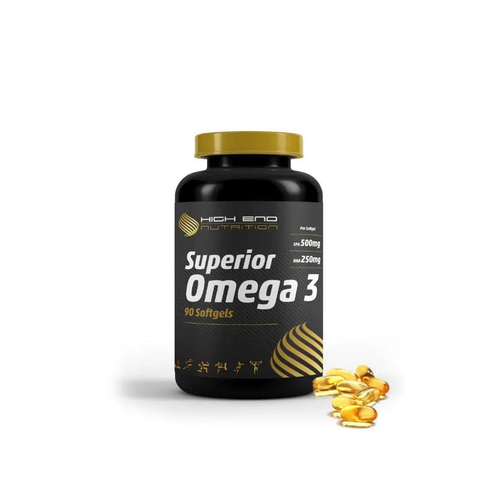 High End Nutrition Superior Omega 3 90 Softgels 130g - Wellness Shoppee