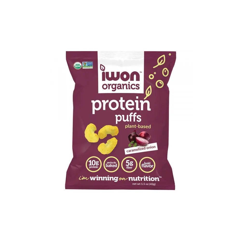 IWON Organics - Caramelized Onion Protein Puffs 42g - Wellness Shoppee