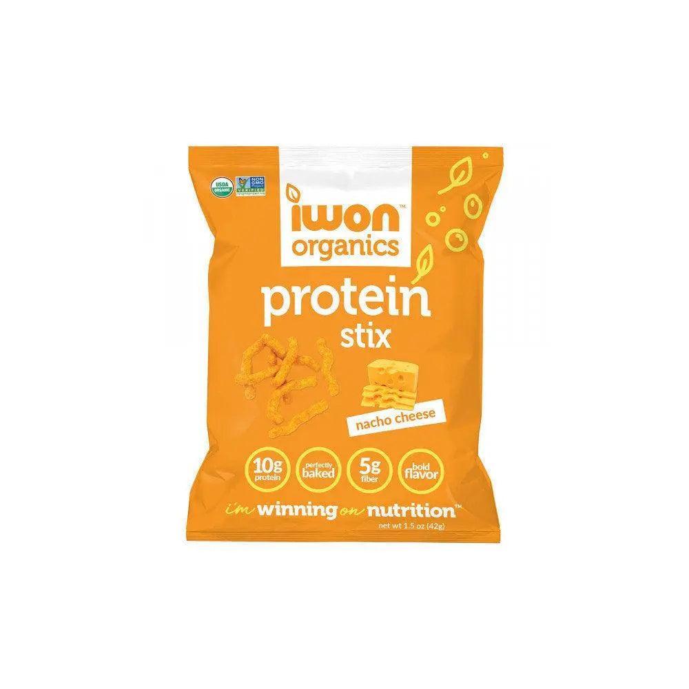 Iwon Organics Nacho Cheese Protein Stix 42g - Wellness Shoppee