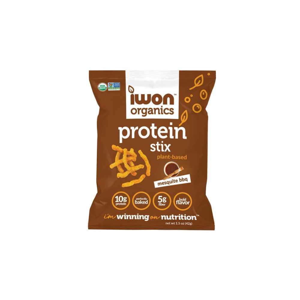 Iwon Organics Mesquite Bbq Protein Stix 42g - Wellness Shoppee