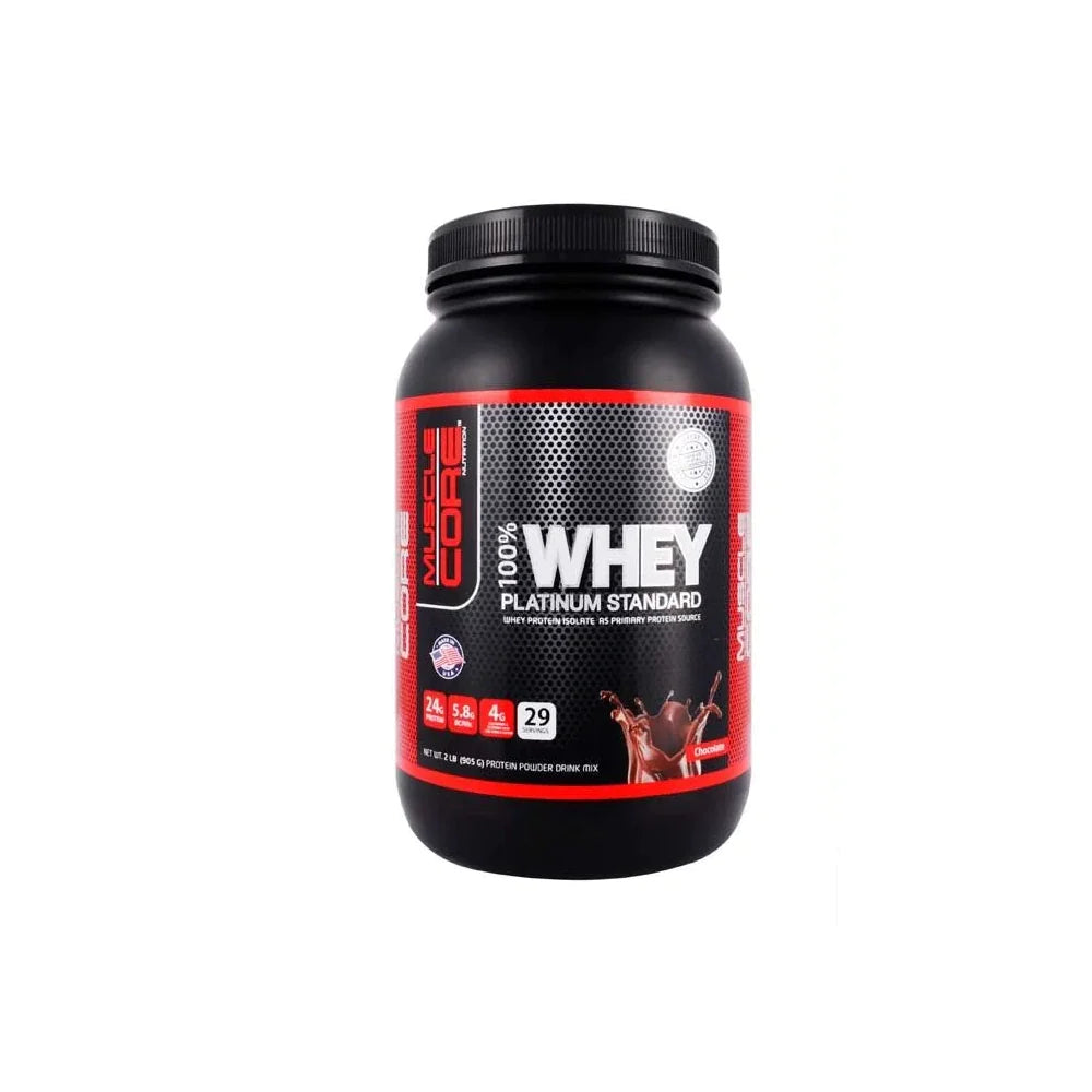 Muscle Core 100% Whey Platinum Standard Chocolate 2lbs - Wellness Shoppee