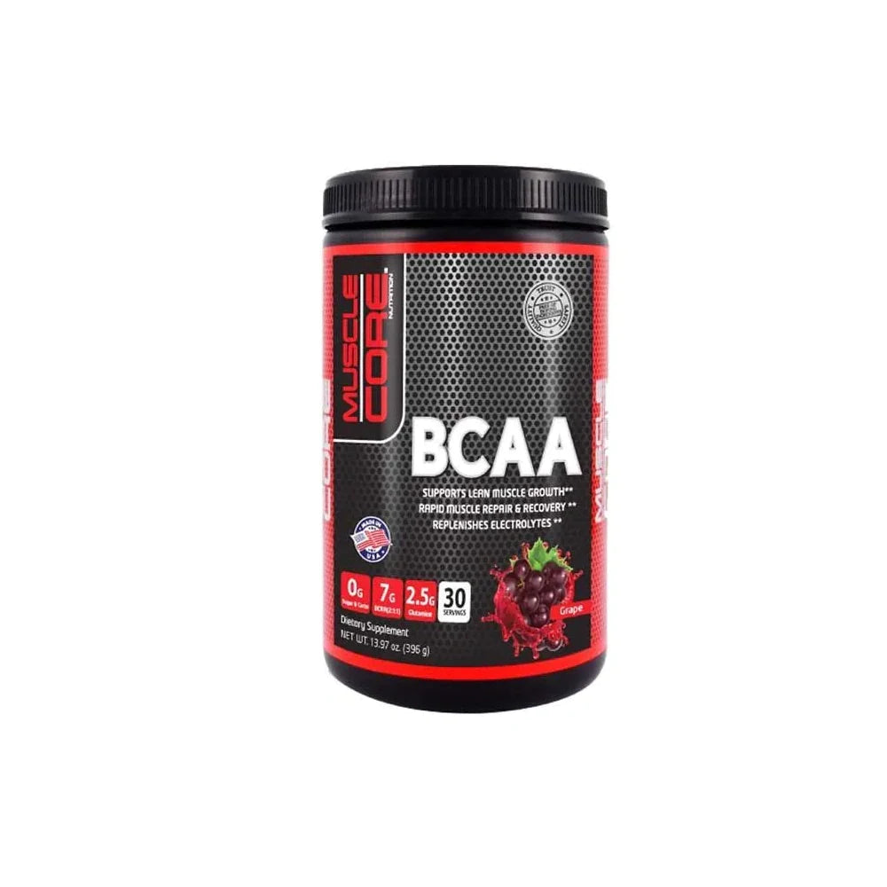Muscle Core BCAA 30 Servings Grape 396g - Wellness Shoppee