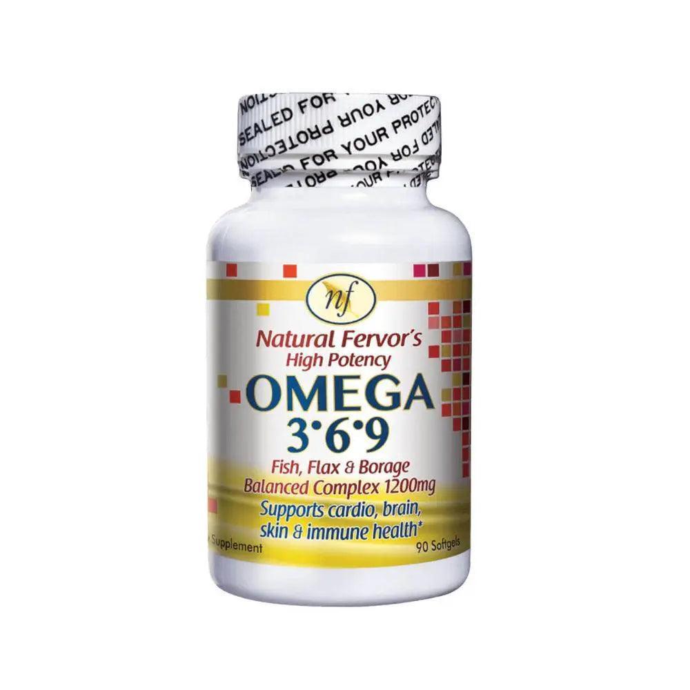 Natural Fervor Omega 369 softgels 90s - Wellness Shoppee