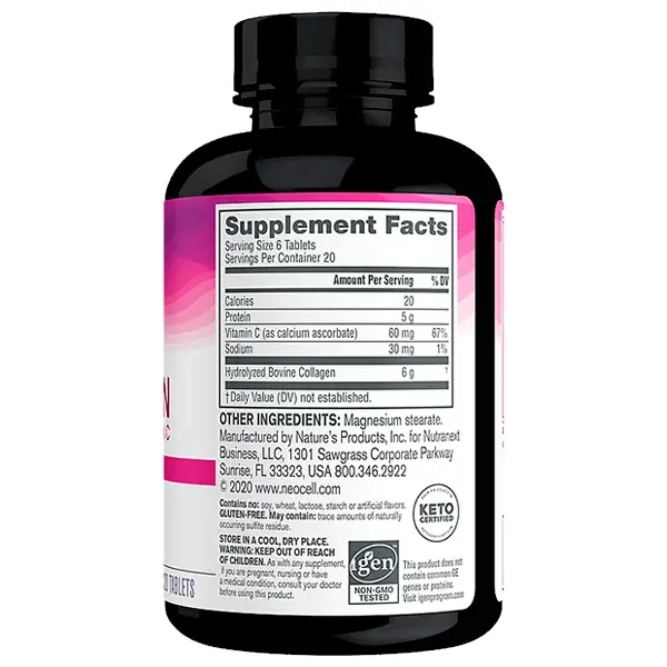 Neocell Super Collagen +C 120 Tablets (Type 1 & 3) - Wellness Shoppee