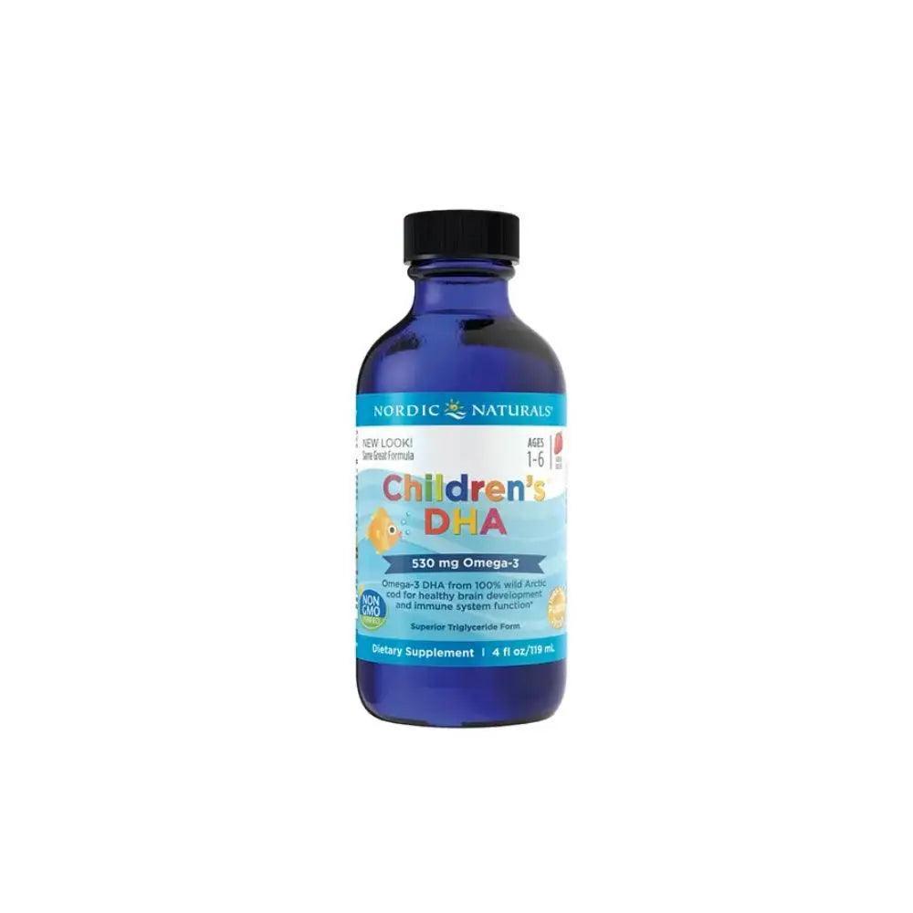 Buy Nordic Naturals Children's DHA Dietary Supplement Syrup 119ml –  Wellness Shoppee