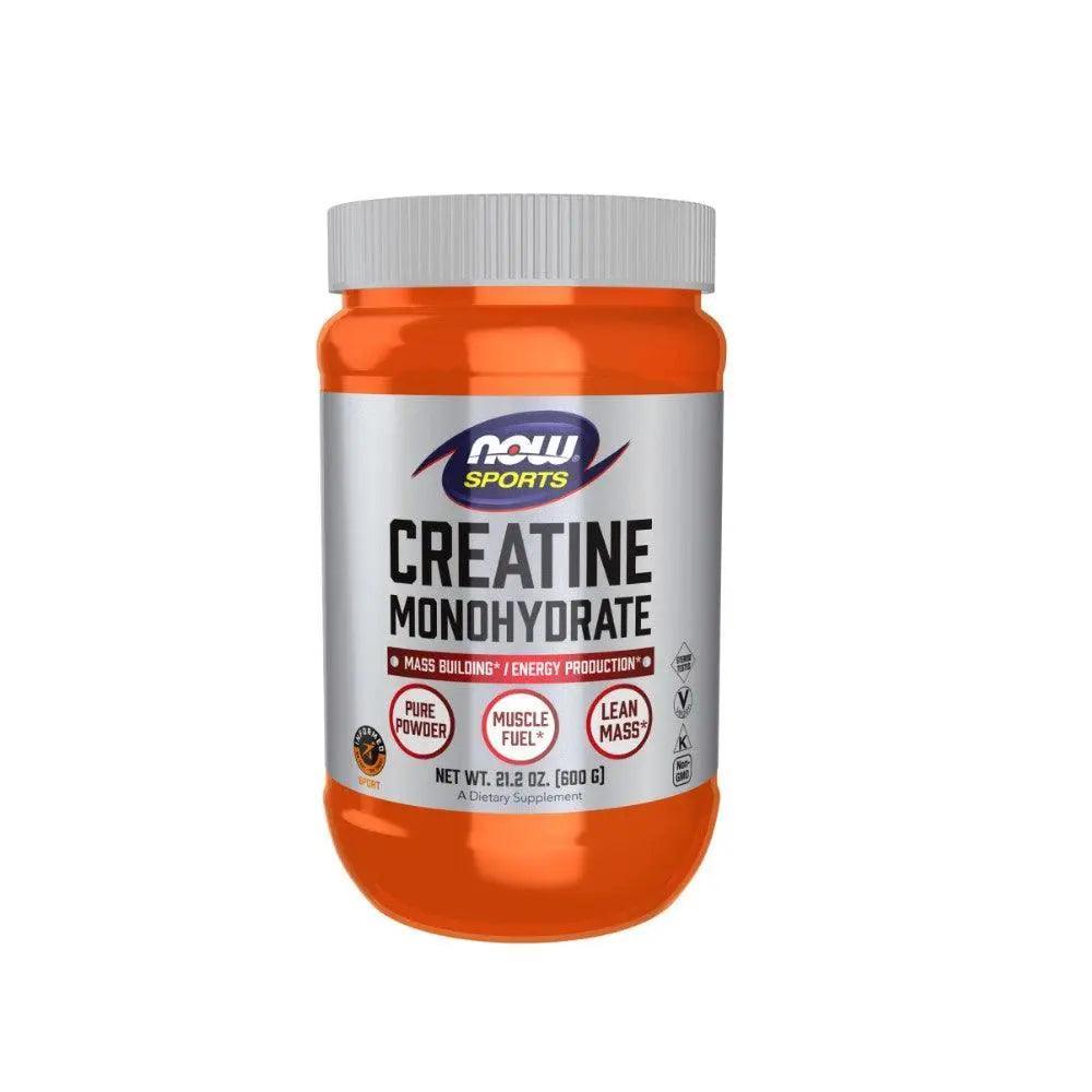 Now Creatine Monohydrate Powder 600gms - Wellness Shoppee