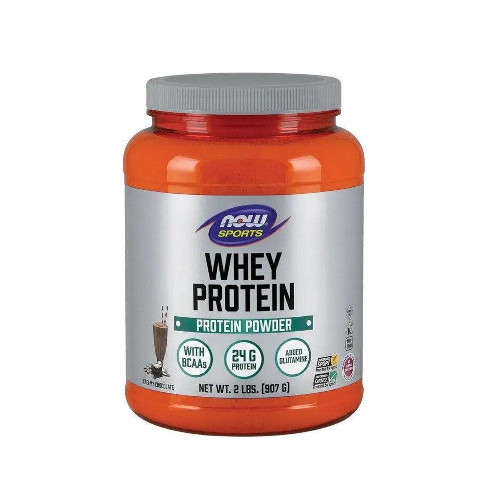 Now Sports Whey Protein Dutch Chocolate Powder 2lbs - Wellness Shoppee