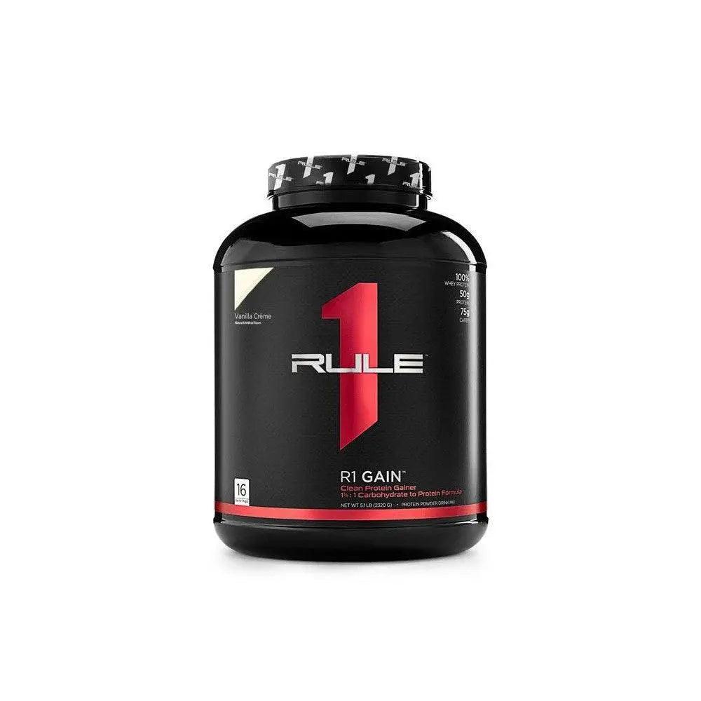 Rule1 Gain 16 Servings Vanilla Creme 5lbs - Wellness Shoppee