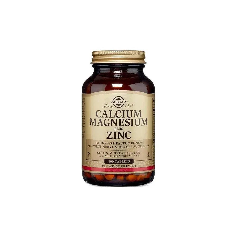 Solgar Calcium Magnesium Plus Zinc Tablets 100s - Wellness Shoppee