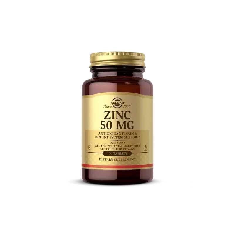 Solgar Zinc 50mg tablets 100s - Wellness Shoppee