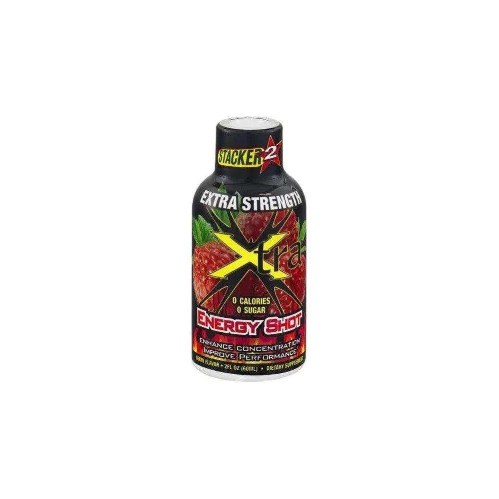 Stacker2 Extra Strength Energy Shot Berry 2 Oz - Wellness Shoppee