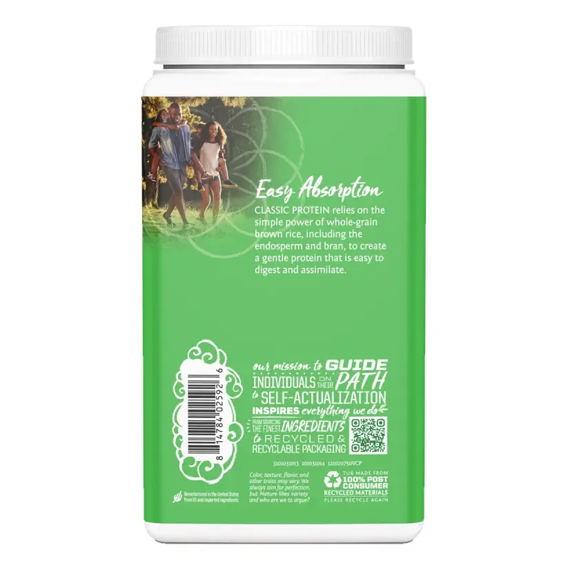 Sunwarrior Vegan Protein Classic Vanilla Flavour 750g - Wellness Shoppee