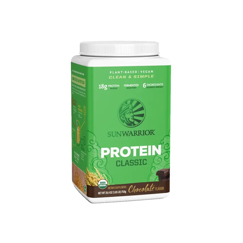 Sunwarrior Vegan Protein Classic Chocolate Flavour 750g - Wellness Shoppee